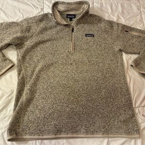 Patagonia Better Sweater 1/4 Zip Fleece Pullover Men’s XL Heather MSRP $99